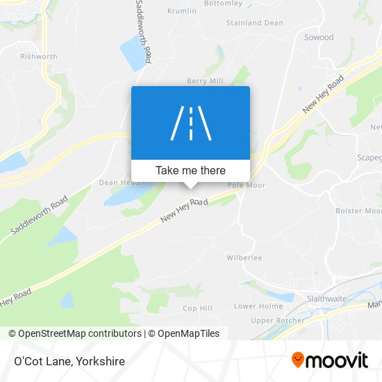 O'Cot Lane map