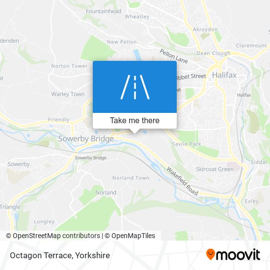 Octagon Terrace map