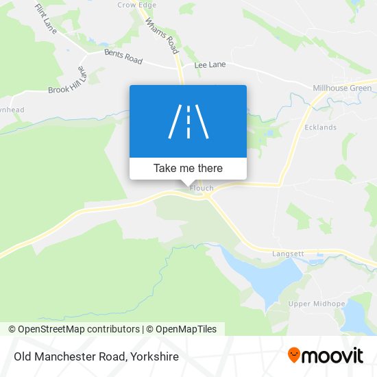 Old Manchester Road map