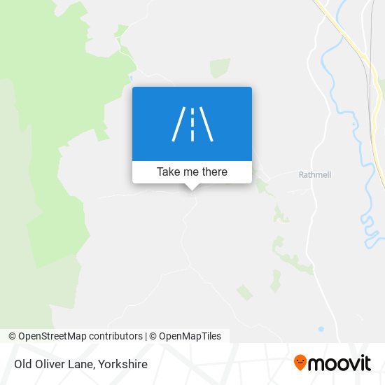 Old Oliver Lane map