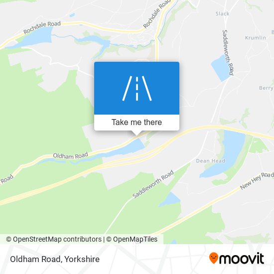Oldham Road map