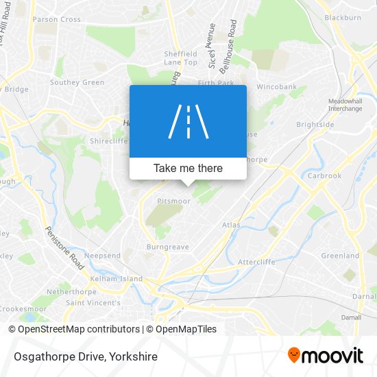 Osgathorpe Drive map