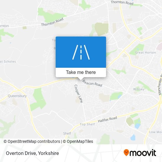 Overton Drive map