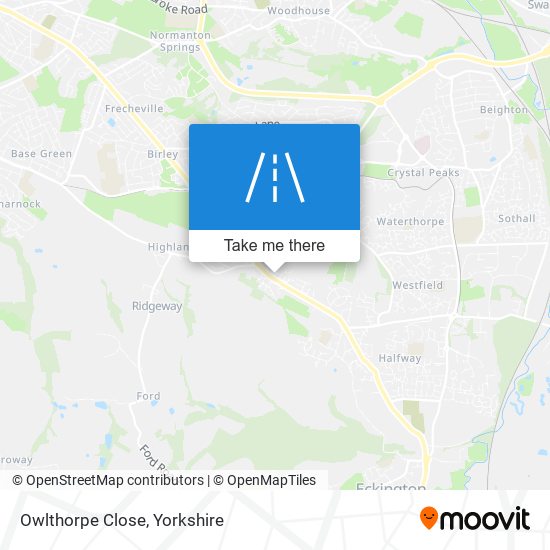 Owlthorpe Close map