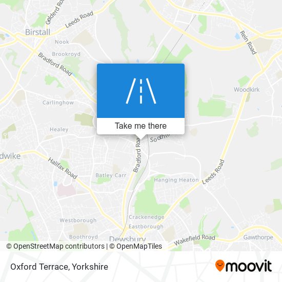 Oxford Terrace map