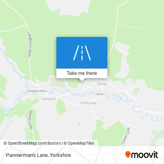Pannierman's Lane map