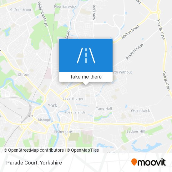 Parade Court map