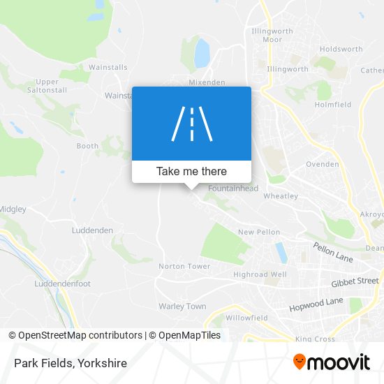 Park Fields map