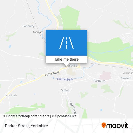 Parker Street map