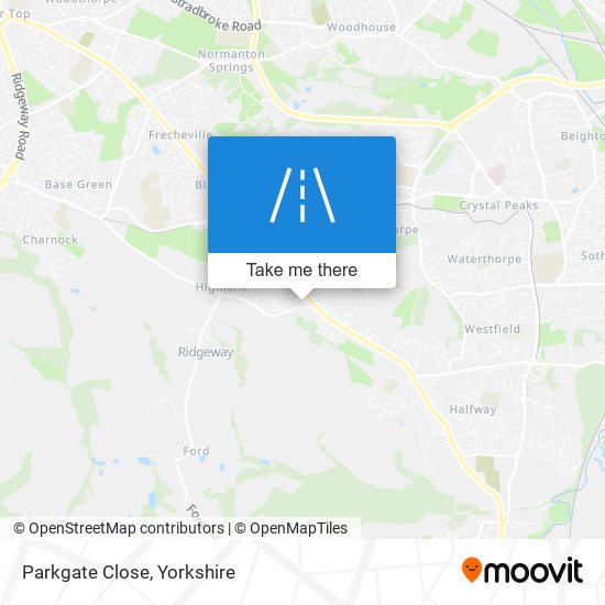 Parkgate Close map