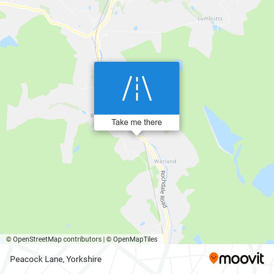 Peacock Lane map