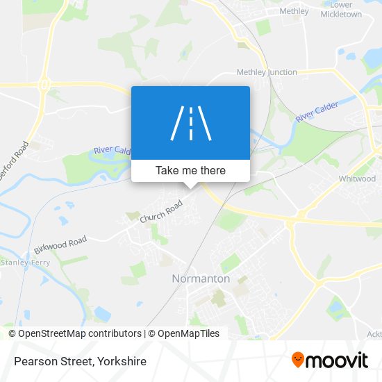 Pearson Street map