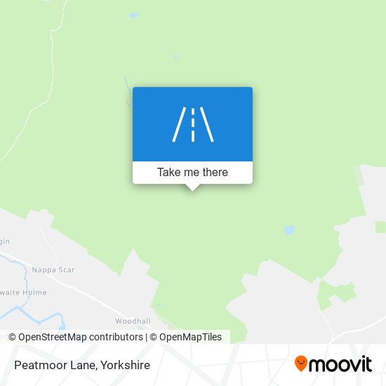 Peatmoor Lane map