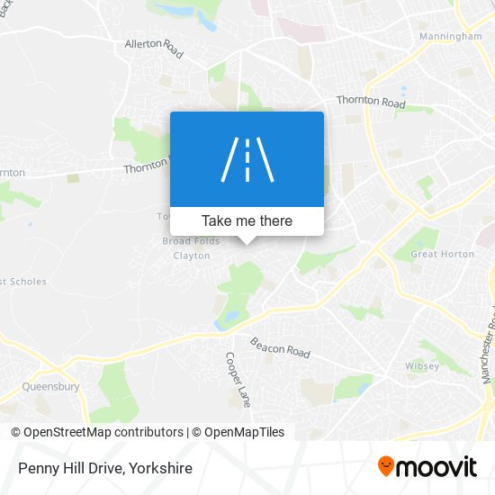 Penny Hill Drive map