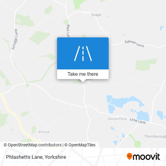 Phlashetts Lane map