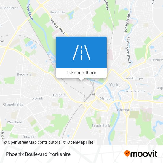 Phoenix Boulevard map