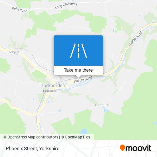 Phoenix Street map