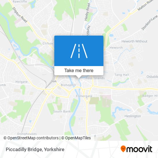 Piccadilly Bridge map