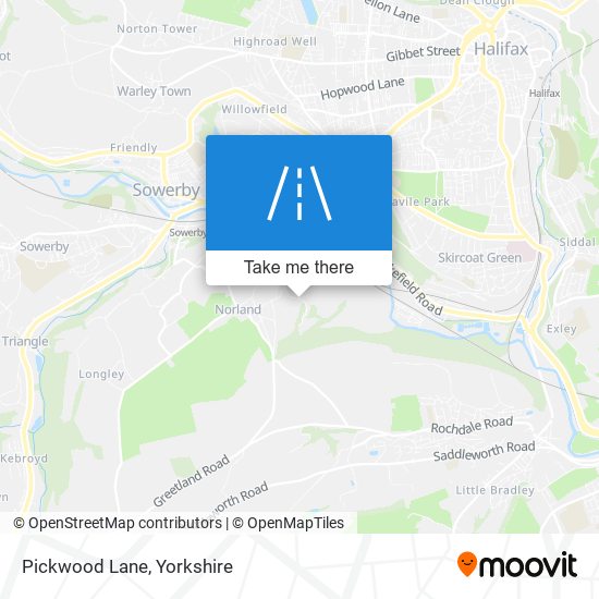 Pickwood Lane map