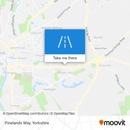 Pinelands Way map