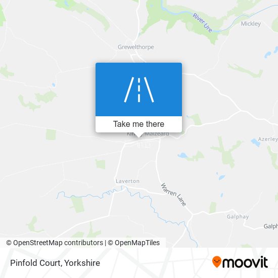 Pinfold Court map