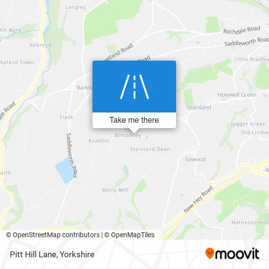 Pitt Hill Lane map