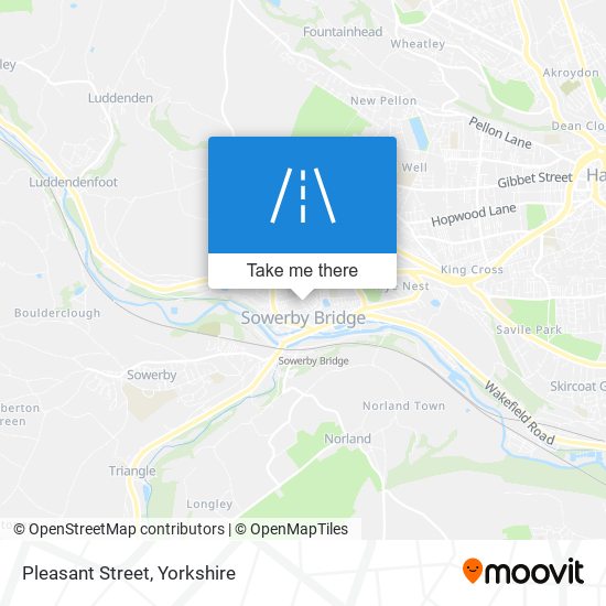 Pleasant Street map