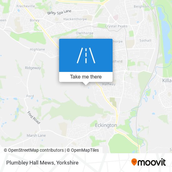 Plumbley Hall Mews map