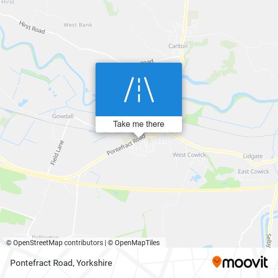 Pontefract Road map