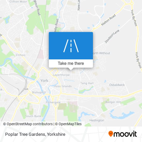 Poplar Tree Gardens map