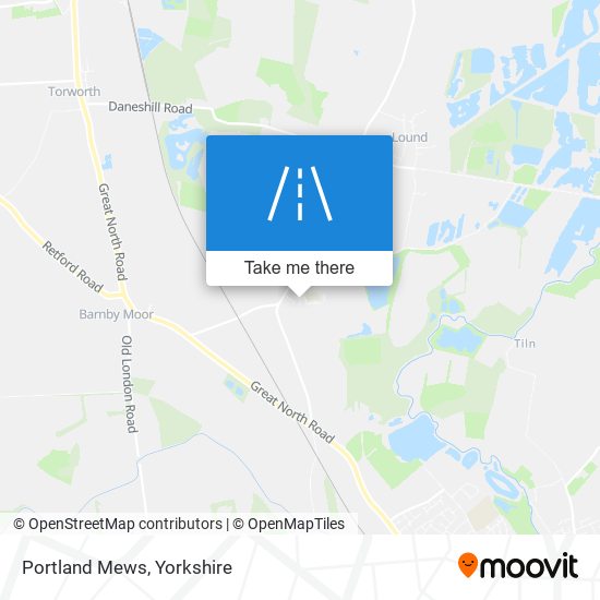 Portland Mews map