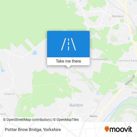 Potter Brow Bridge map