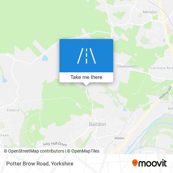 Potter Brow Road map