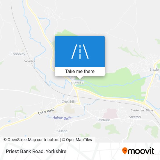 Priest Bank Road map