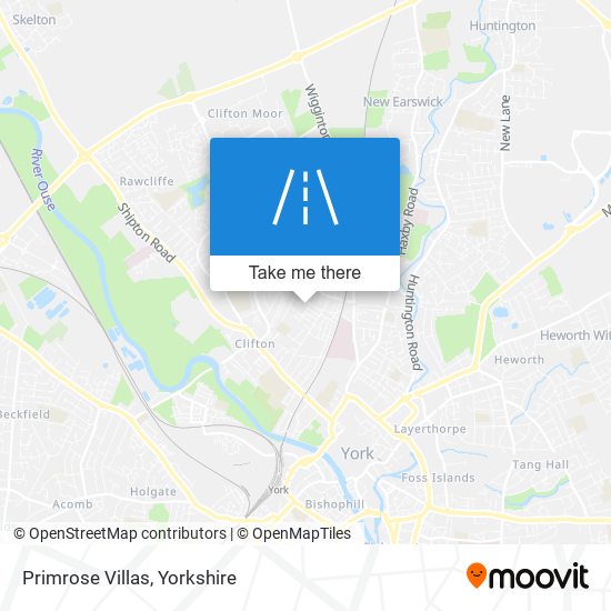 Primrose Villas map