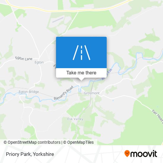 Priory Park map
