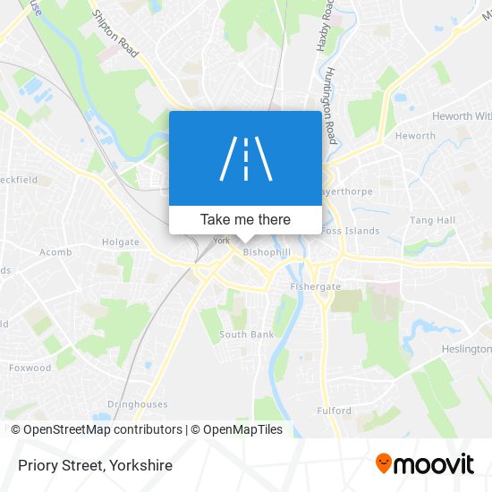 Priory Street map