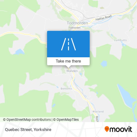 Quebec Street map