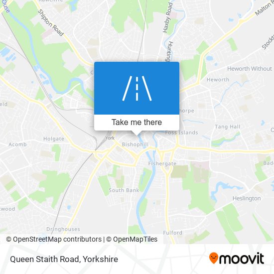 Queen Staith Road map