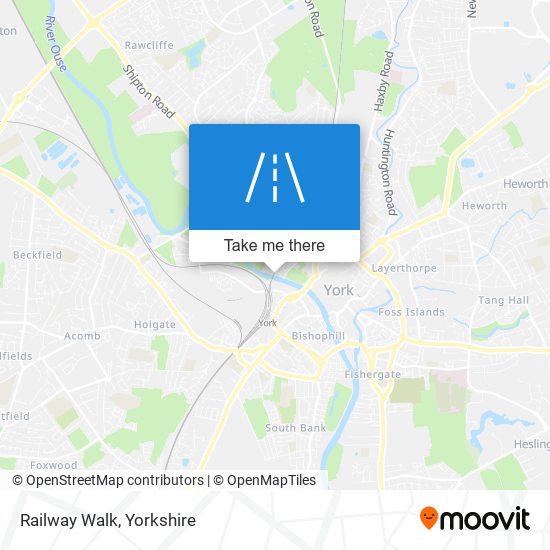 Railway Walk map