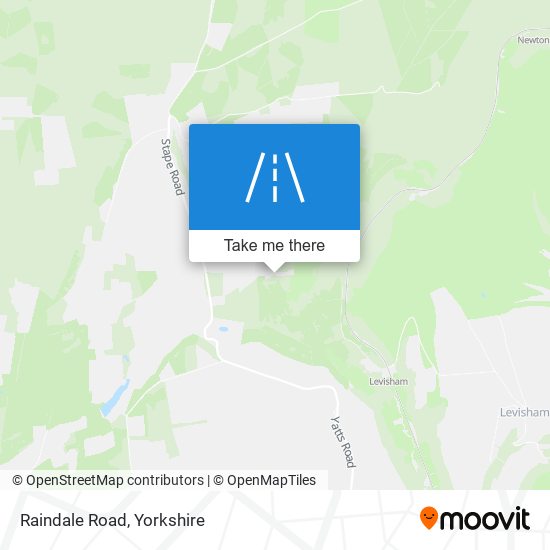 Raindale Road map