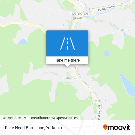 Rake Head Barn Lane map