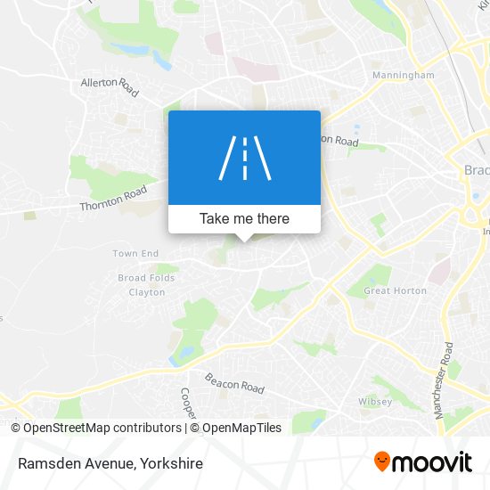 Ramsden Avenue map