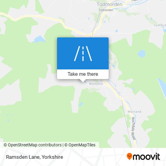Ramsden Lane map