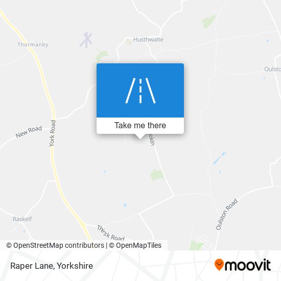 Raper Lane map