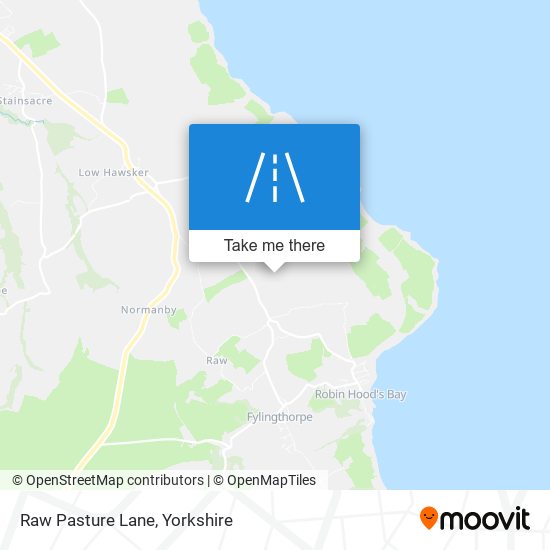 Raw Pasture Lane map