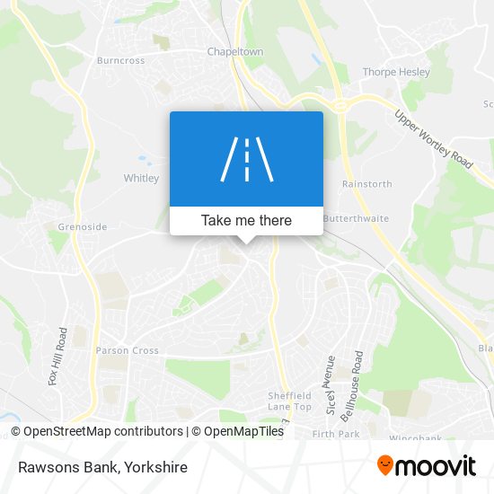 Rawsons Bank map