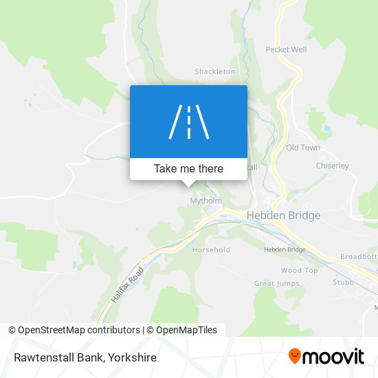 Rawtenstall Bank map