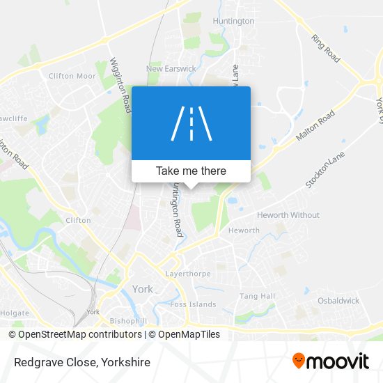Redgrave Close map