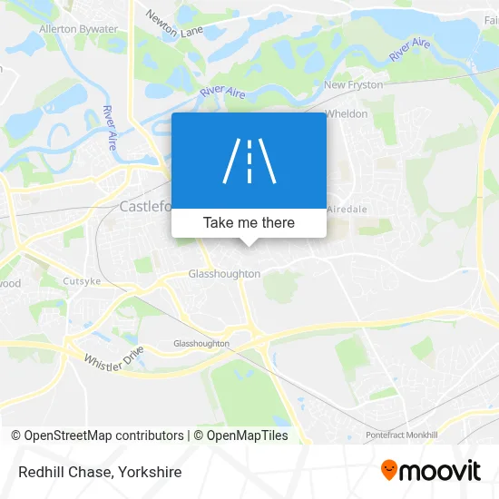 Redhill Chase map